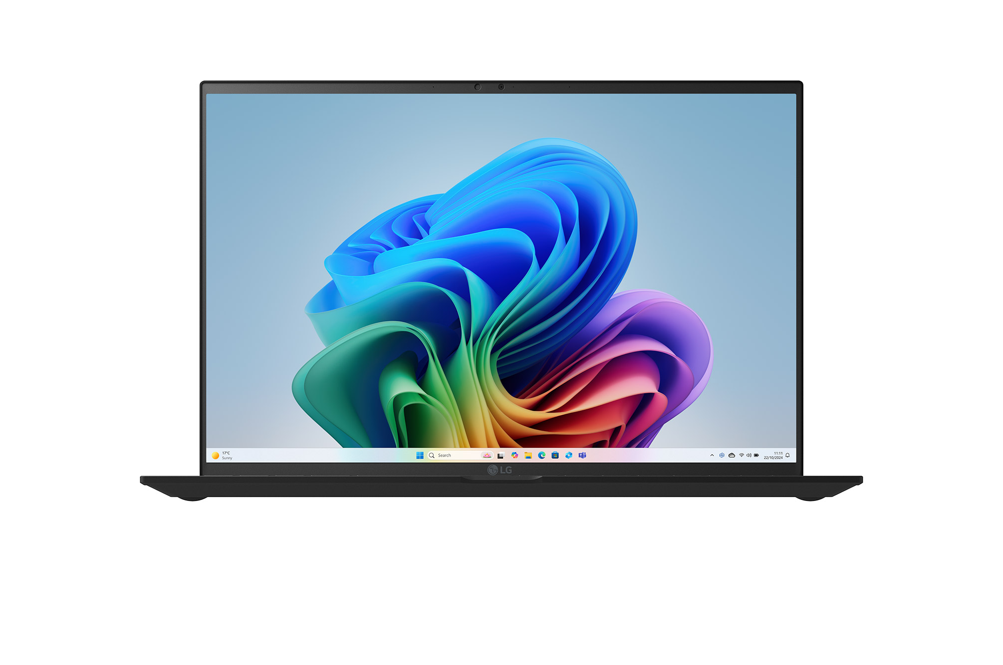 Front view of LG gram 16" | Copilot+ PC | Windows 11 Pro | Lightweight Intel® Lunar Lake Laptop | gram AI | LG gram Link | WQXGA 16:10 Anti-glare IPS display 16Z90TL-G.AZ88A3