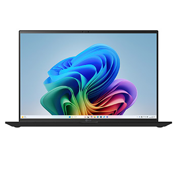 Front view of LG gram 16" | Copilot+ PC | Windows 11 Pro | Lightweight Intel® Lunar Lake Laptop | gram AI | LG gram Link | WQXGA 16:10 Anti-glare IPS display 16Z90TL-G.AZ88A3