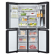 LG 508L InstaView® Refrigerator in Essence Matte Black, GF-G4534EP