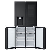 LG 508L InstaView® Refrigerator in Essence Matte Black, GF-G4534EP