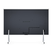 Rear view of LG OLED TV, OLED M4 SINGATURE on a stand