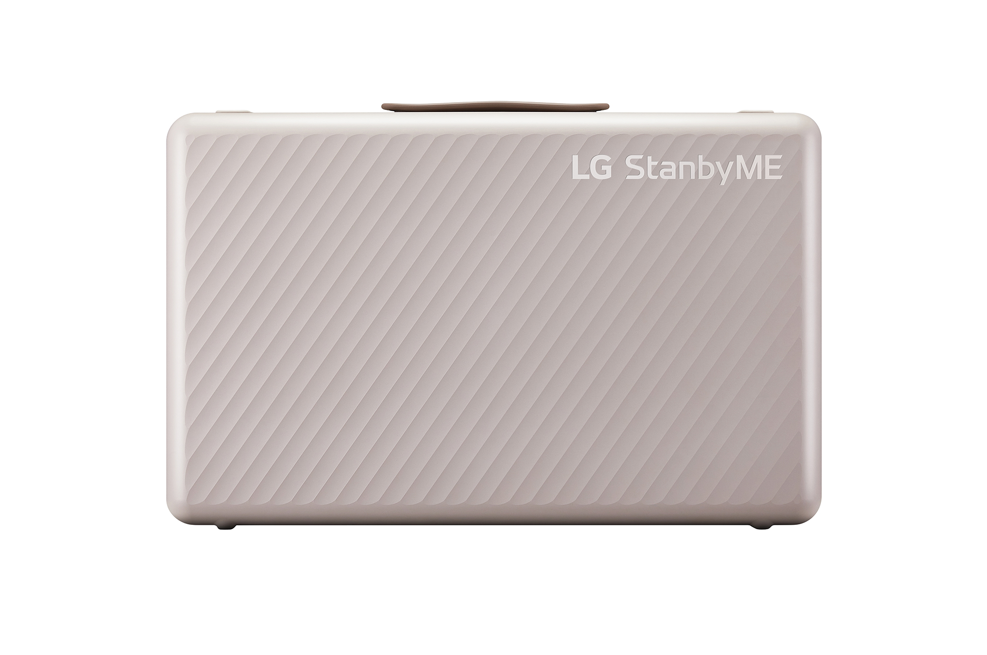 Front view of LG StanbyME Go 27" Briefcase Design Touch Screen | Portable and Wireless | Built-in Battery 27LX5QKNA