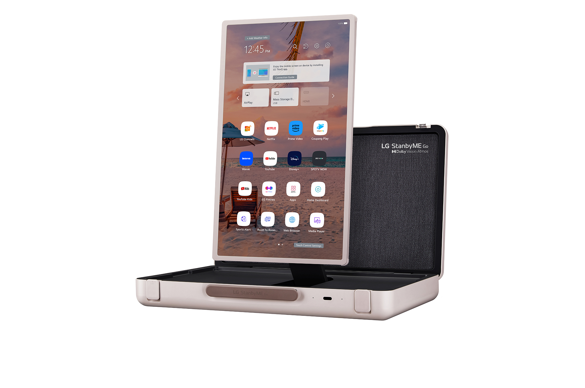 48 degree side view of vertical mode