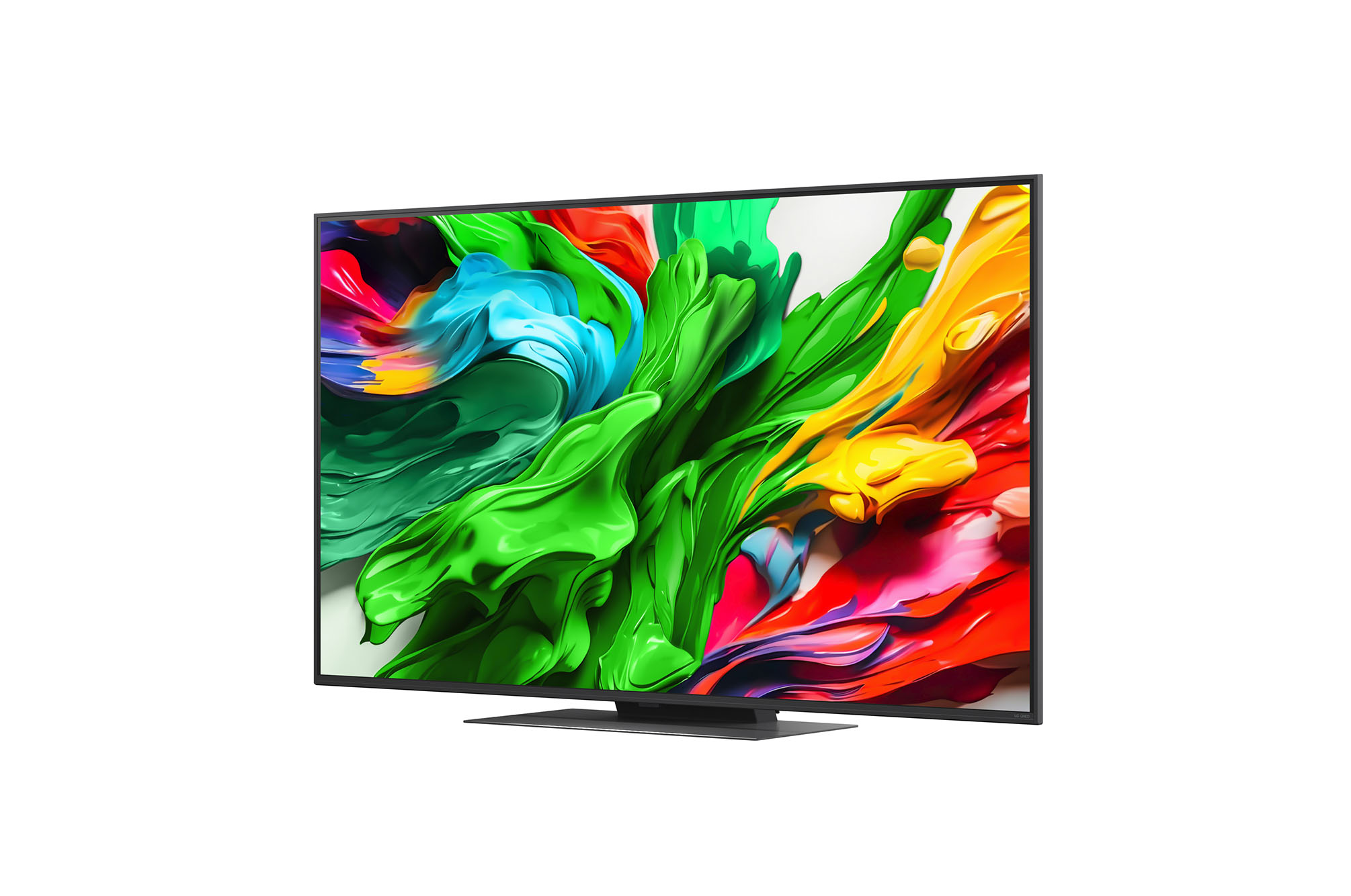 The alpha 8 AI Processor Gen2 lights up orange and pink, and colorful bolts of light shoot out from it. The title talks about how the processor delivers 4K quality, stunning color and brightness. Image text reads approximately 1.7 times NPU greater Al Neural Processing and 1.4 times CPU Faster Operation.
