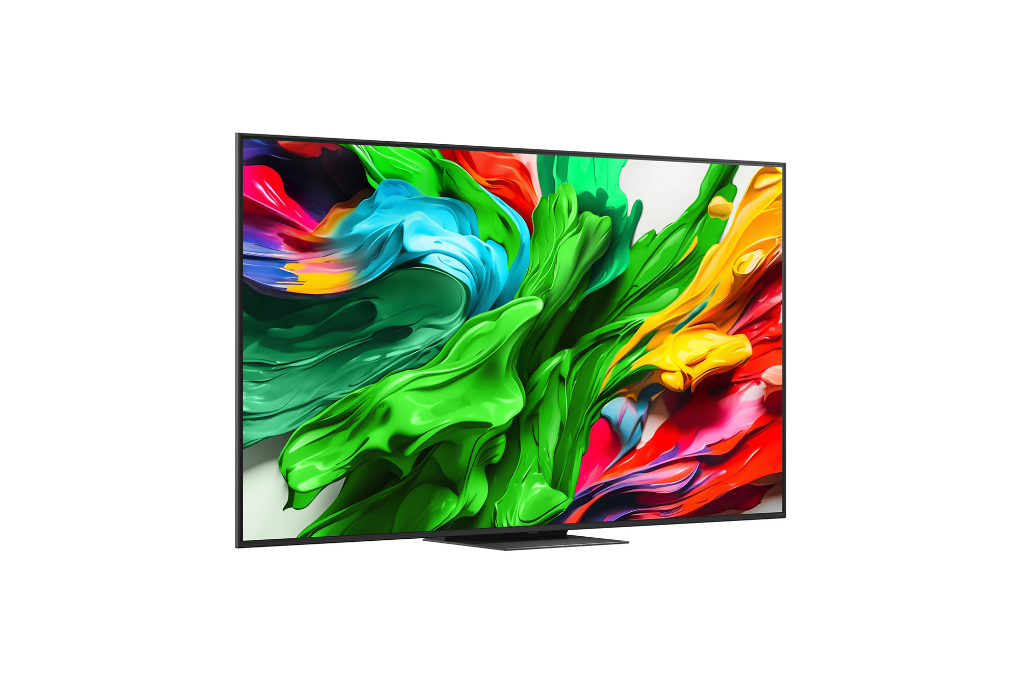 Rear view of LG QNED evo QNED85 TV