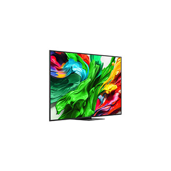 Left-facing side view of LG QNED evo QNED85 TV 
