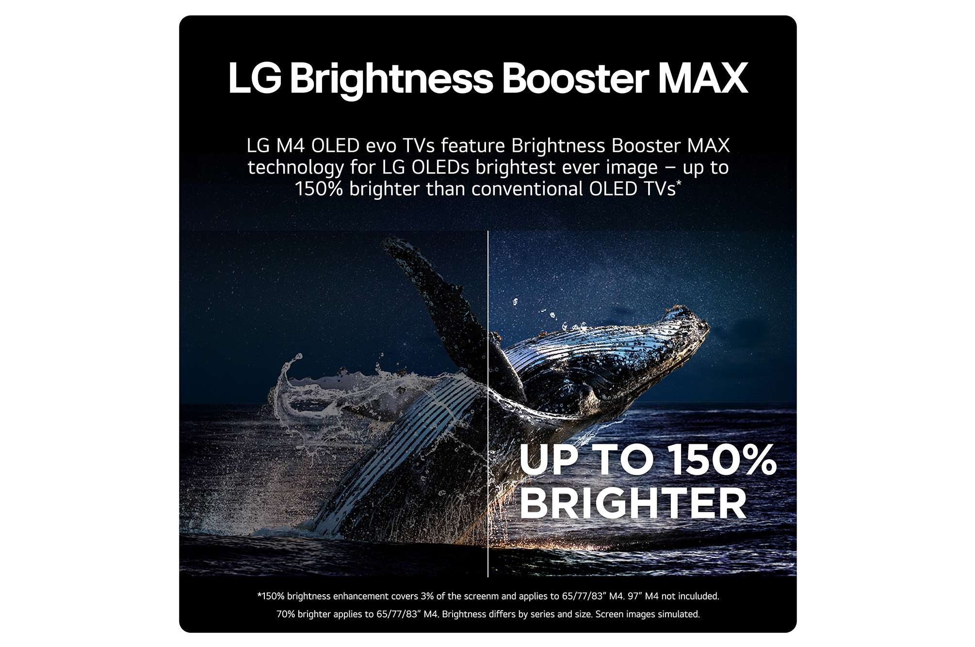 LG True Wireless TV 83 inch LG OLED evo AI M4 with 4K 144Hz Video & Audio Transfer, OLED83M49LA