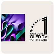 LG True Wireless TV 83 inch LG OLED evo AI M4 with 4K 144Hz Video & Audio Transfer, OLED83M49LA