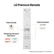 LG True Wireless TV 83 inch LG OLED evo AI M4 with 4K 144Hz Video & Audio Transfer, OLED83M49LA