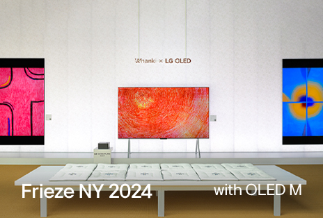 Art work depicted on an OLED M. 