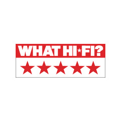 What Hi-Fi? logo.	