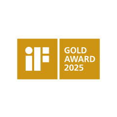 iF Design Gold Award 2025 logo.