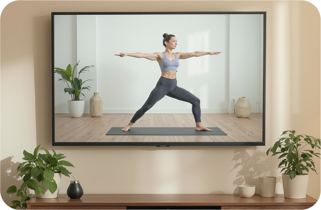 OLED TV product shot	