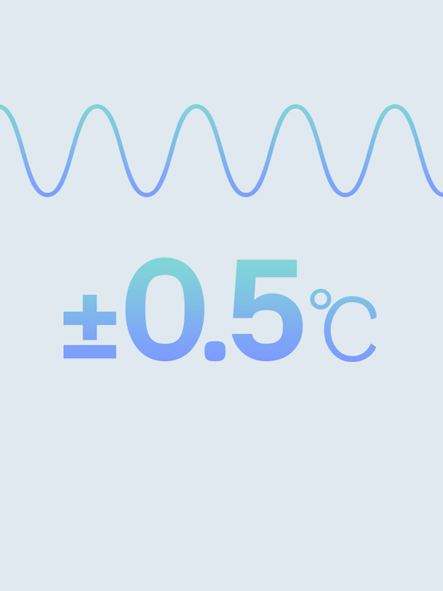 LG refrigerator graphic with leafy greens and a plus-minus 0.5 degree indicator illustrates LinearCooling for precise temperature control.