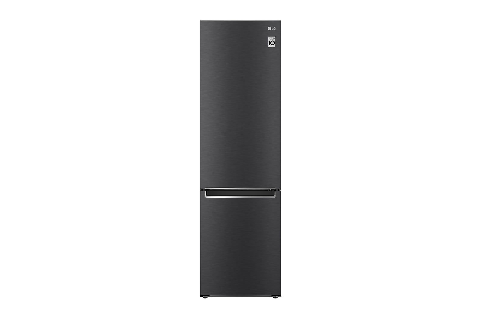 Front view of 384L Tall Fridge Freezer Total No Frost, Matte Black GBB72MCVBN