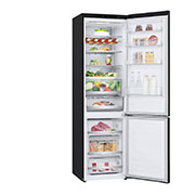 LG 384L Tall Fridge Freezer Total No Frost, Matte Black, GBB72MCVBN