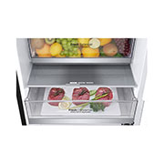 LG 384L Tall Fridge Freezer Total No Frost, Matte Black, GBB72MCVBN