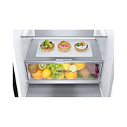 LG 384L Tall Fridge Freezer Total No Frost, Matte Black, GBB72MCVBN