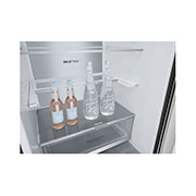 LG 384L Tall Fridge Freezer Total No Frost, Matte Black, GBB72MCVBN