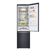 LG 384L Tall Fridge Freezer Total No Frost, Matte Black, GBB92MCBAP