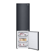 LG 384L Tall Fridge Freezer Total No Frost, Matte Black, GBB92MCBAP