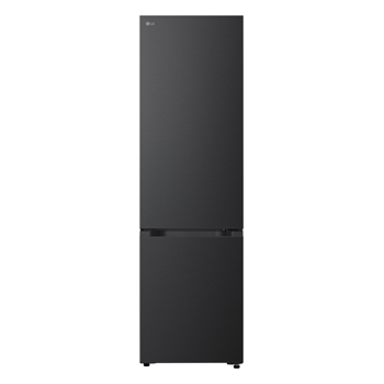 Front view of 375L, Fit & Max Fridge Freezer, Black GBBS524AEV
