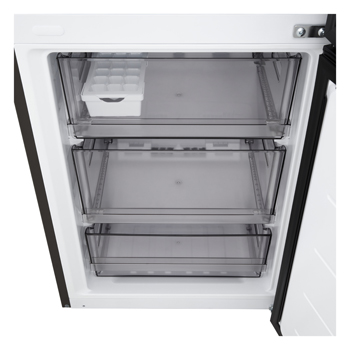 LG fridge freezer (GBBS726CEV) front view showing DoorCooling+™ vent