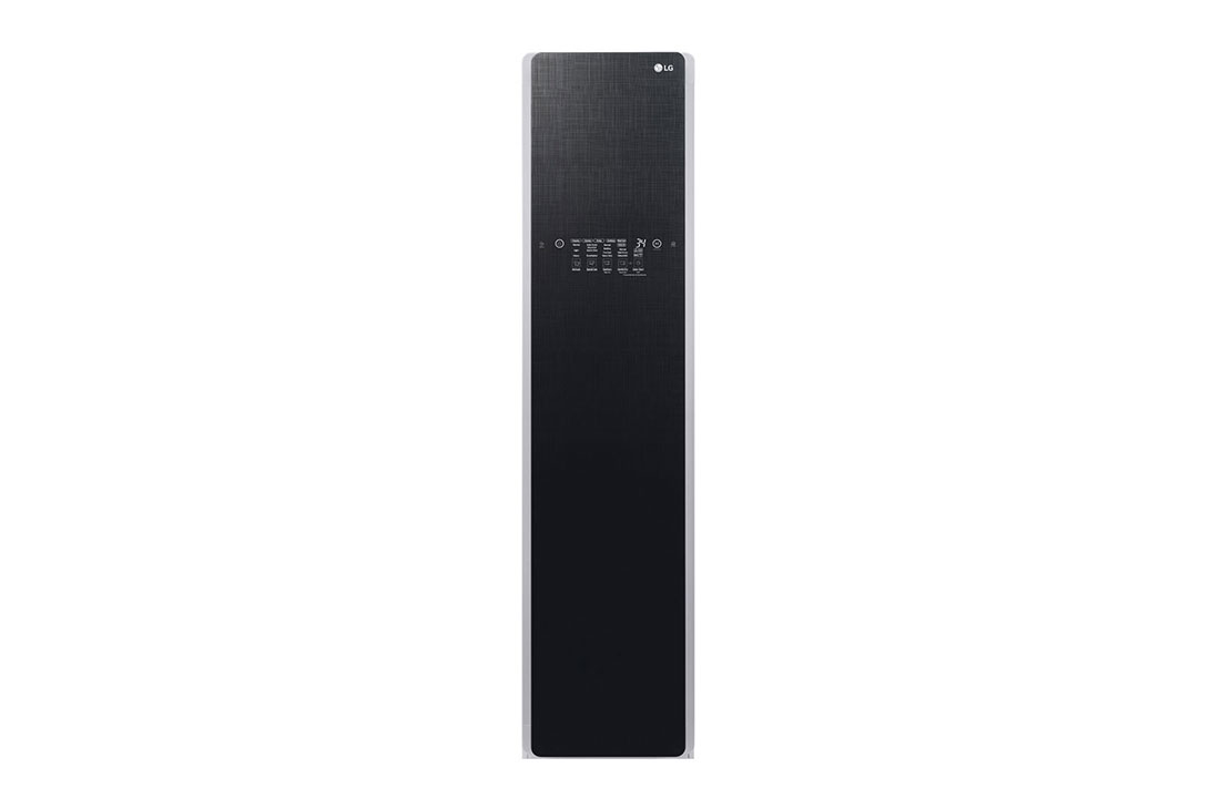 Front view of 3 Hangers Styler Steam Closet Balck (S3BF)