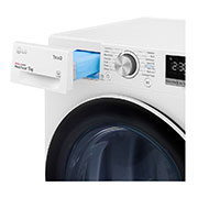 LG 9kg DUAL Inverter Heat Pump™ Dryer Series 4, White, FDV709W