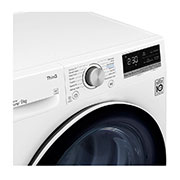 LG 9kg DUAL Inverter Heat Pump™ Dryer Series 4, White, FDV709W