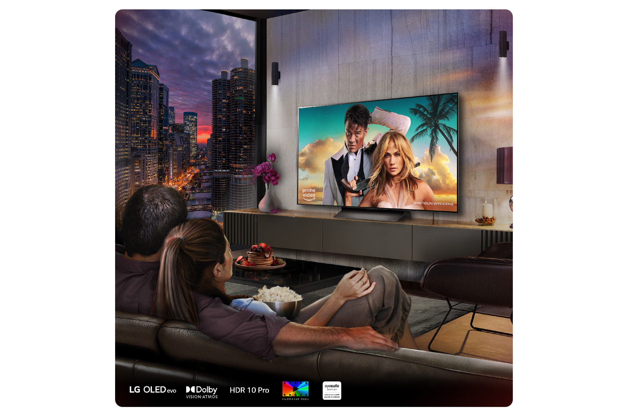 LG 55 inch LG OLED evo AI C4 4K Smart TV, OLED55C45LA