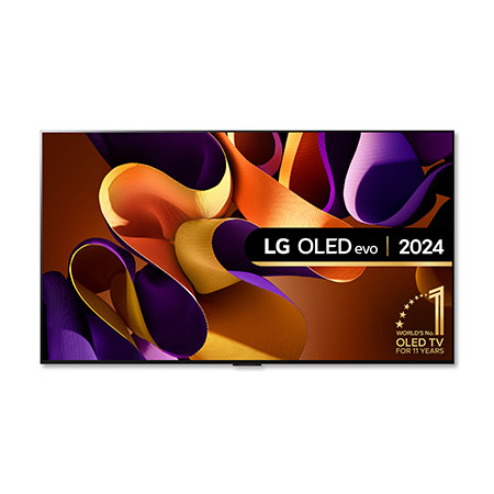 Front view of LG OLED evo OLED65G45LW TV