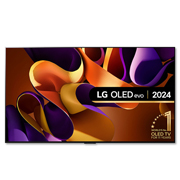 Front view of 97 Inch LG OLED evo AI G4 4K Smart TV 2024 OLED97G45LW