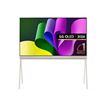 Front view of 55 inch LG OLED Objet Collection Posé 2024 55LX1T6LA