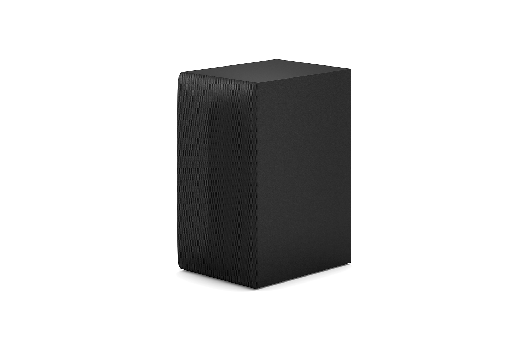 Angled view of subwoofer