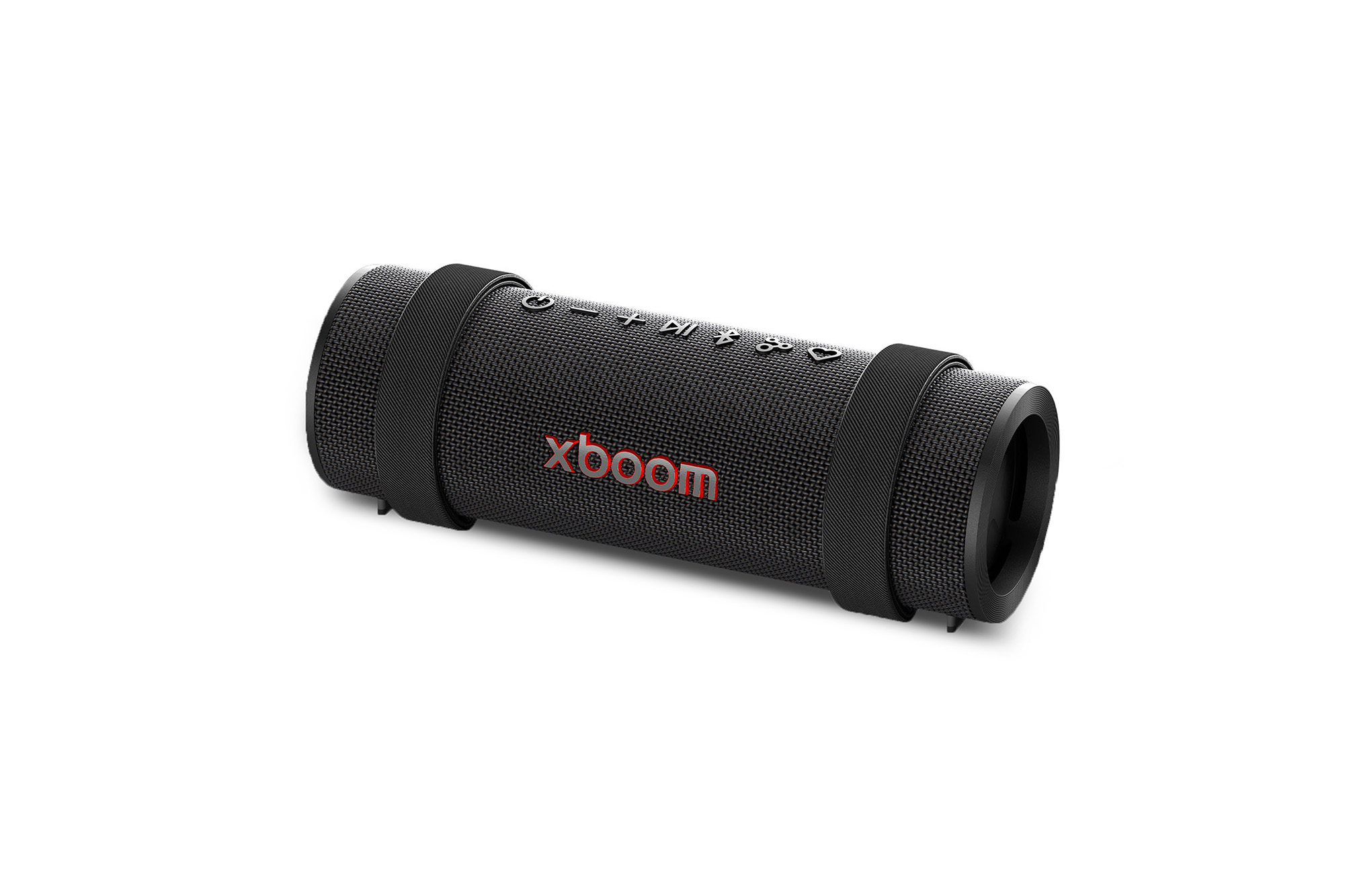 Front view of LG xboom Grab by will.i.am | Bluetooth Speaker | xboom Signature Sound with Ultimate Portability GRAB