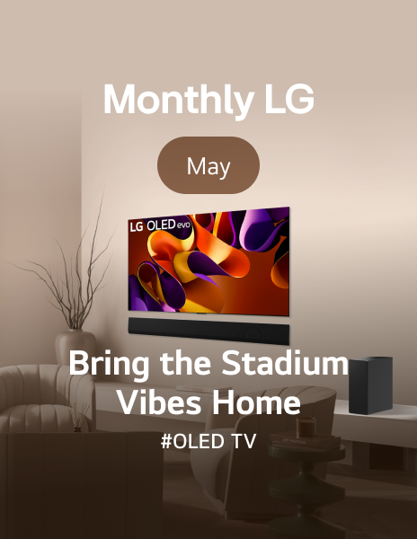 Bring the stadium home with LG OLED TV