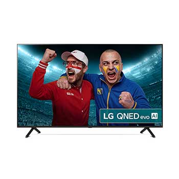 Front view of 85 inch LG QNED evo AI QNED92 MiniLED 4K Smart TV 2025 85QNED92A6A