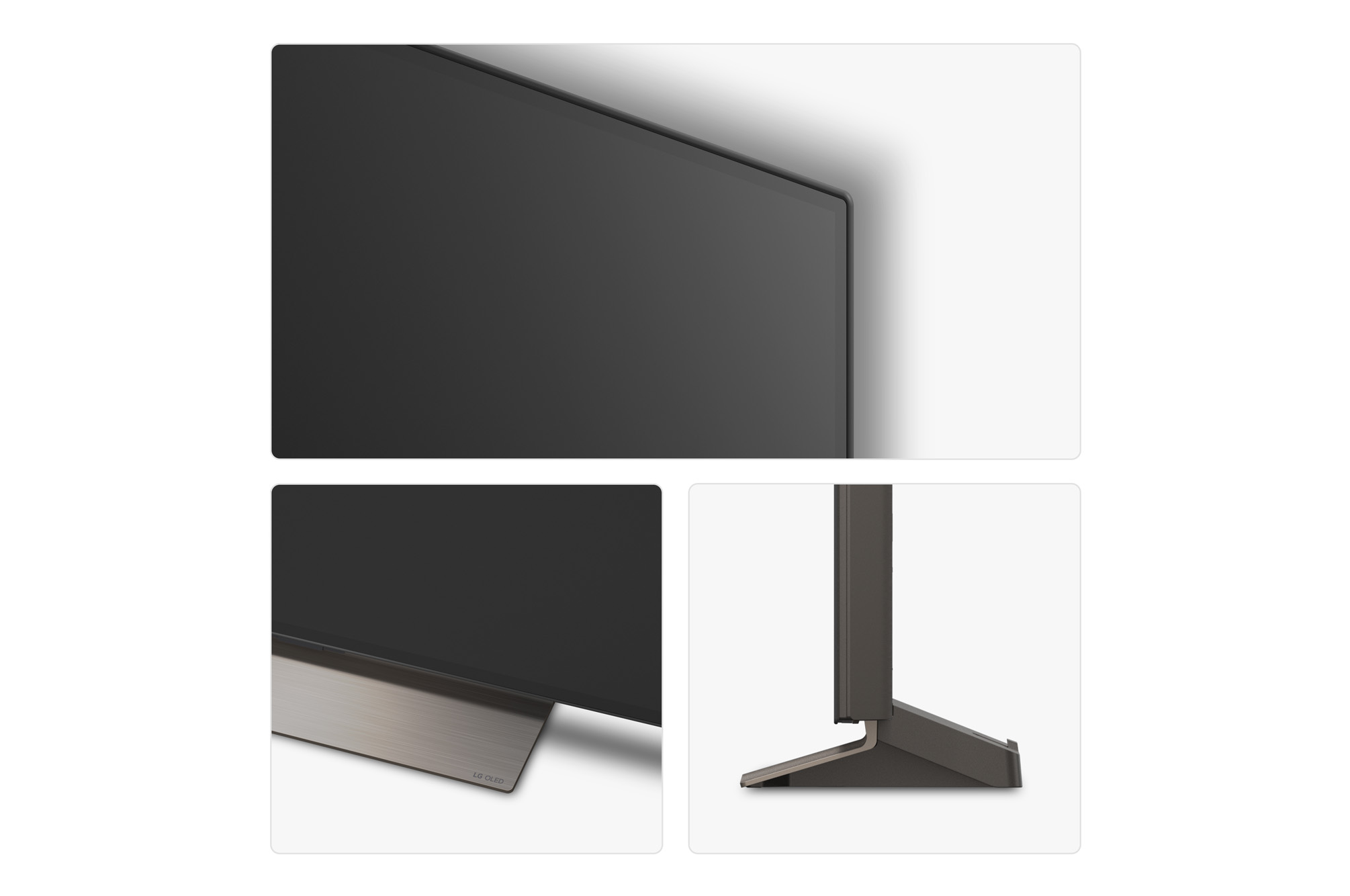 Rear view of LG OLED evo AI C5 4K Smart TV.