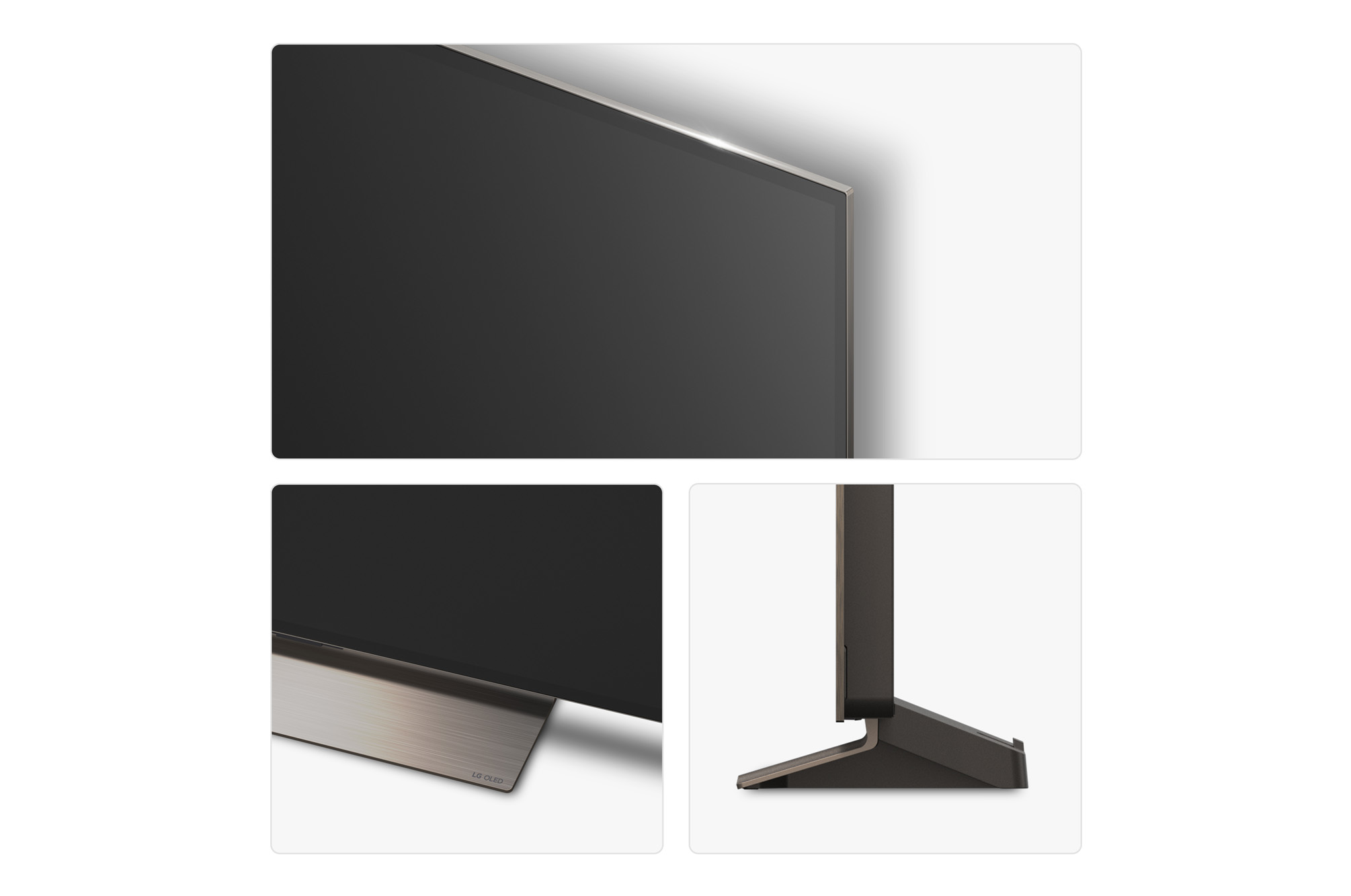 Rear view of LG OLED evo AI C5 4K Smart TV.