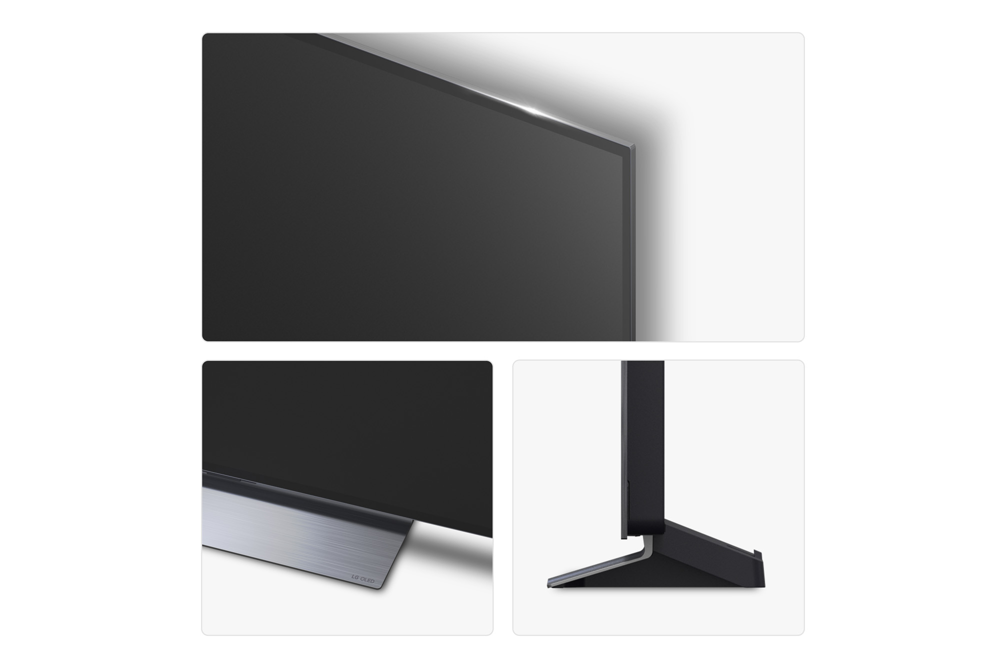 Rear view of LG OLED evo AI C5 4K Smart TV.