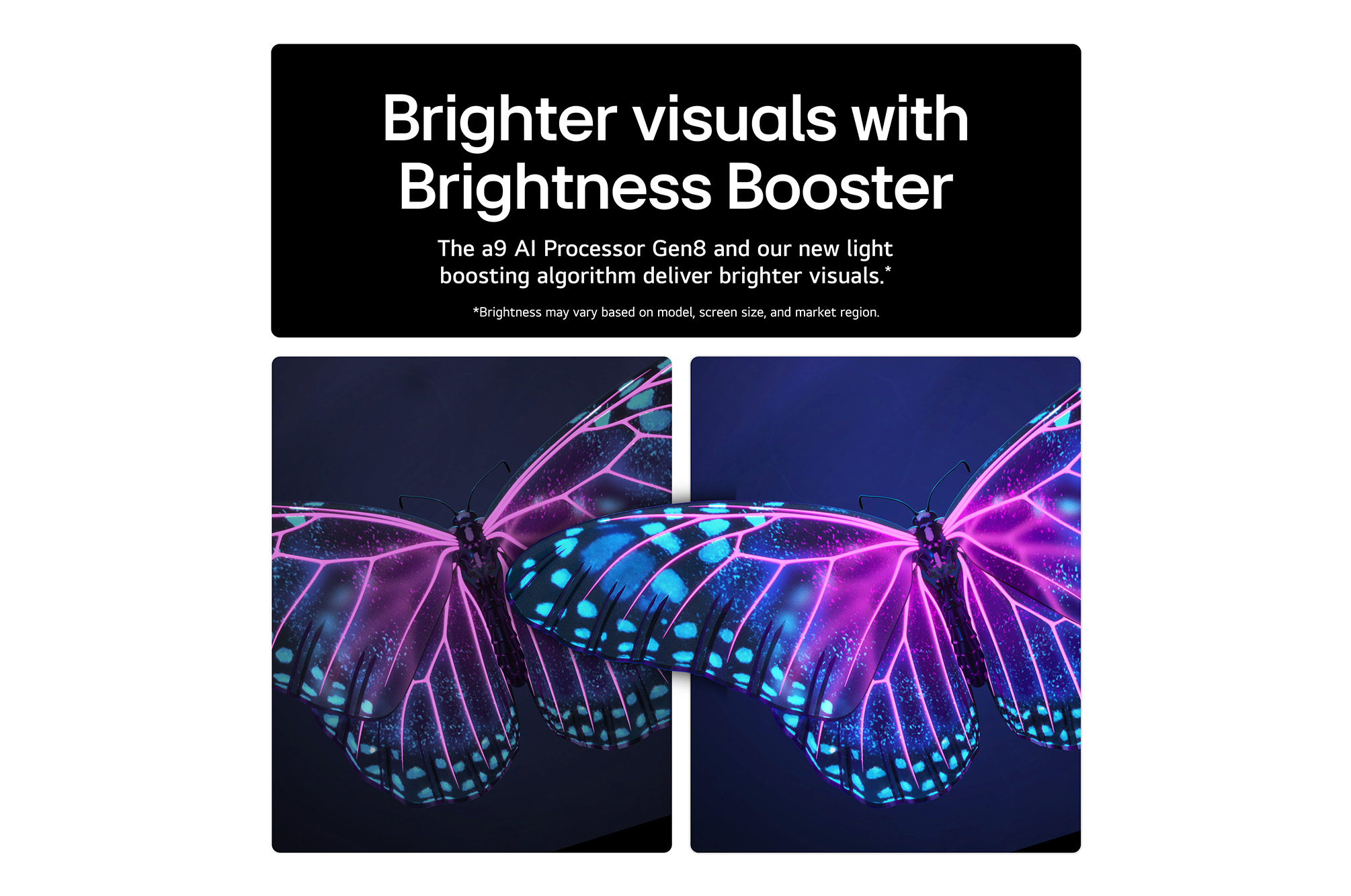 Brighter visuals with Brightness Booster