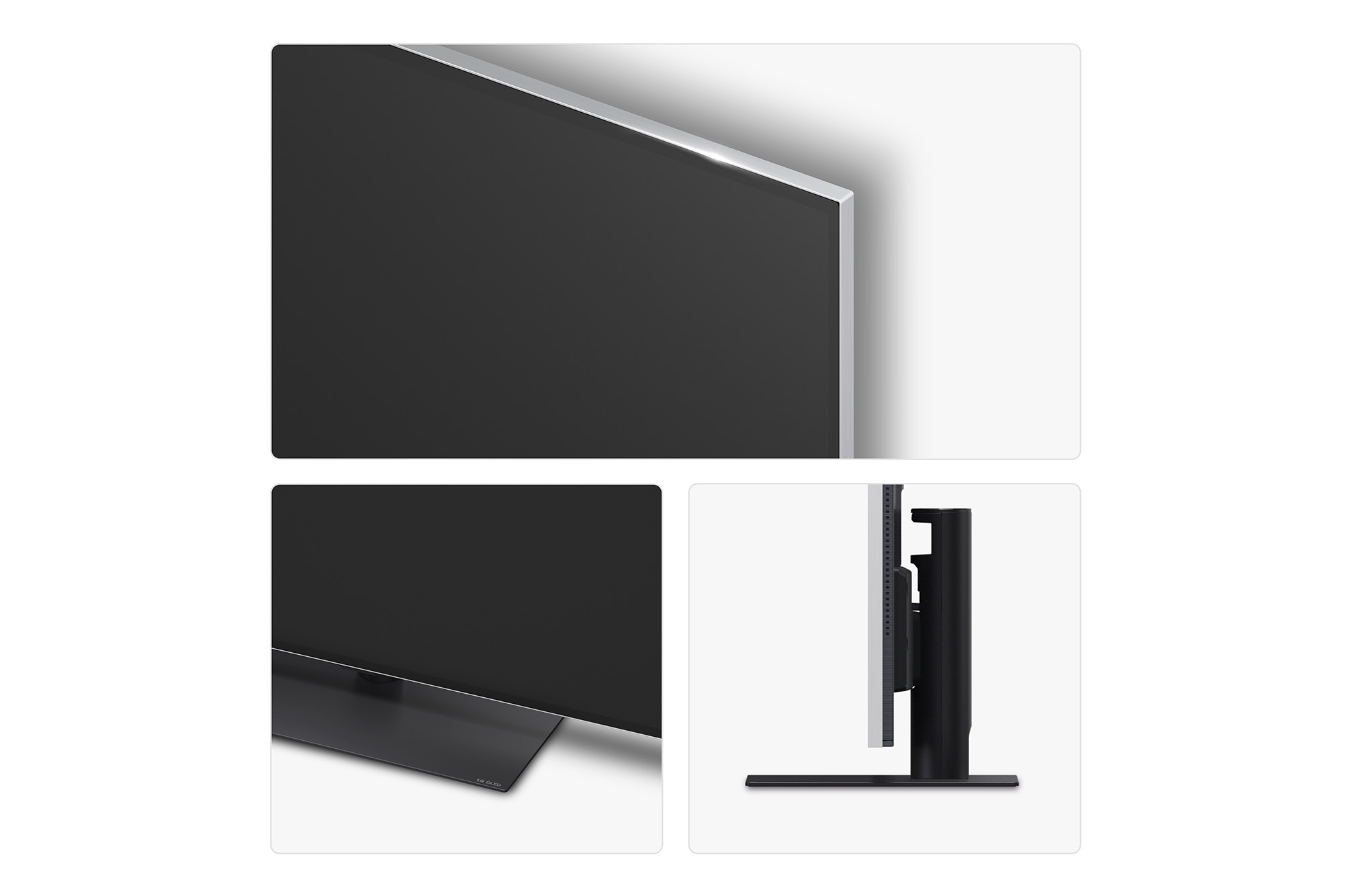 Rear view of LG OLED evo AI G5 4K Smart TV.