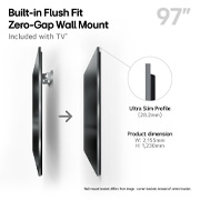 Slightly angled view of LG OLED evo AI C5 4K Smart TV.