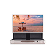 Front view of StanbyME Go 27" Portable & Wireless Touch Screen in a Military Grade Briefcase with 3hr battery 27LX5QKNA