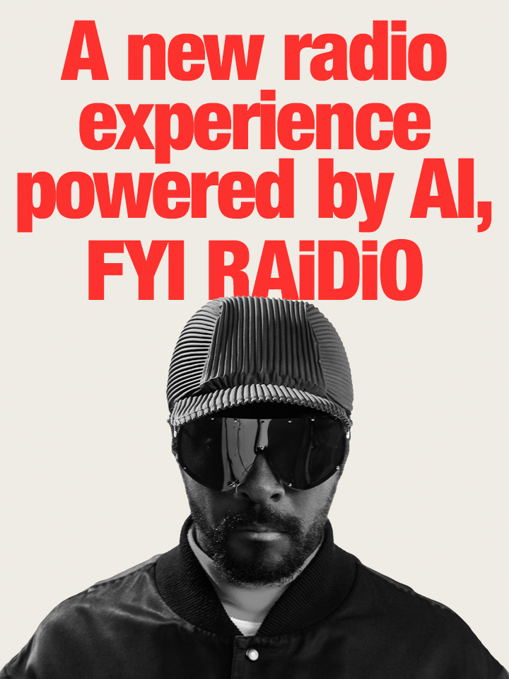 will.i.am in black & white image with title copy aside.