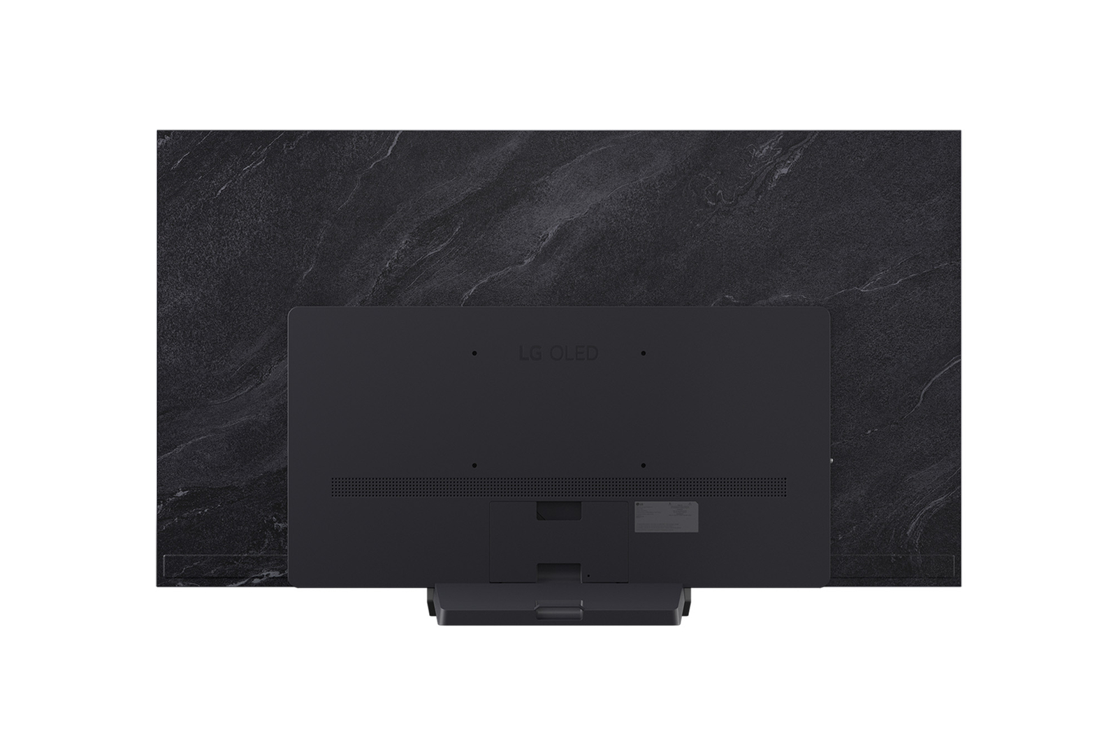 Rear view of LG OLED evo AI C5 4K Smart TV.