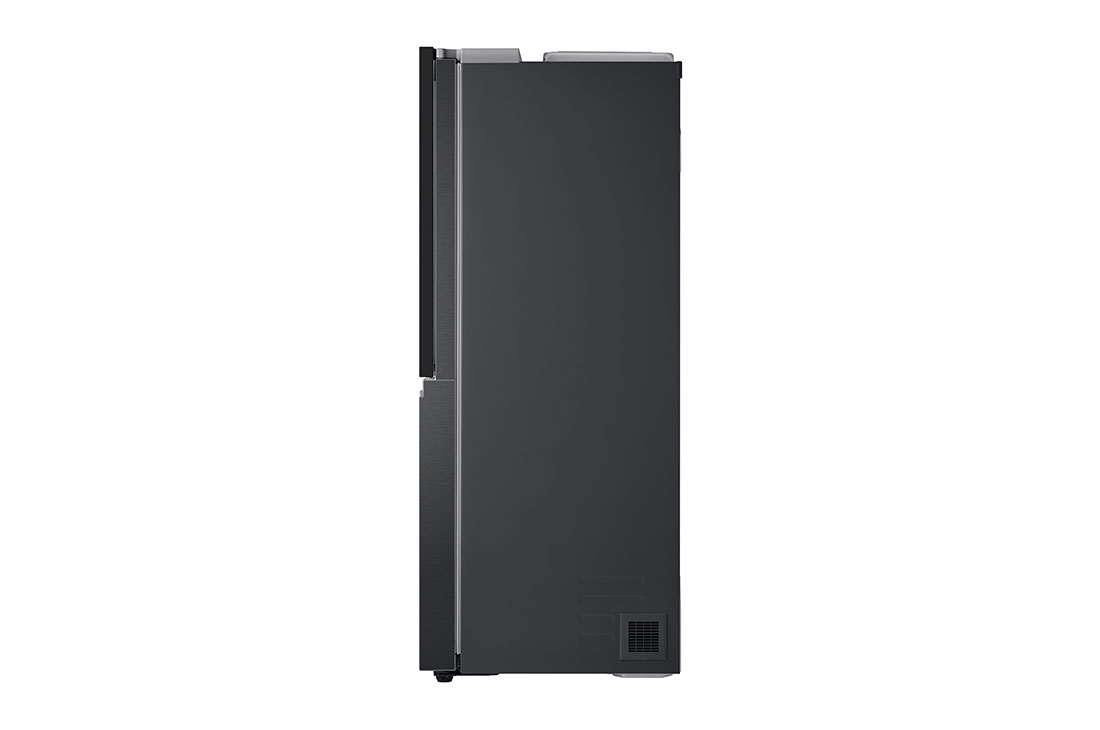 LG 674L InstaView™ Door-in-Door Side by Side Fridge with Uvnano™ Ice & Water Dispenser in Black Finish, GC-X257CQFS