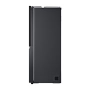 LG 674L InstaView™ Door-in-Door Side by Side Fridge with Uvnano™ Ice & Water Dispenser in Black Finish, GC-X257CQFS