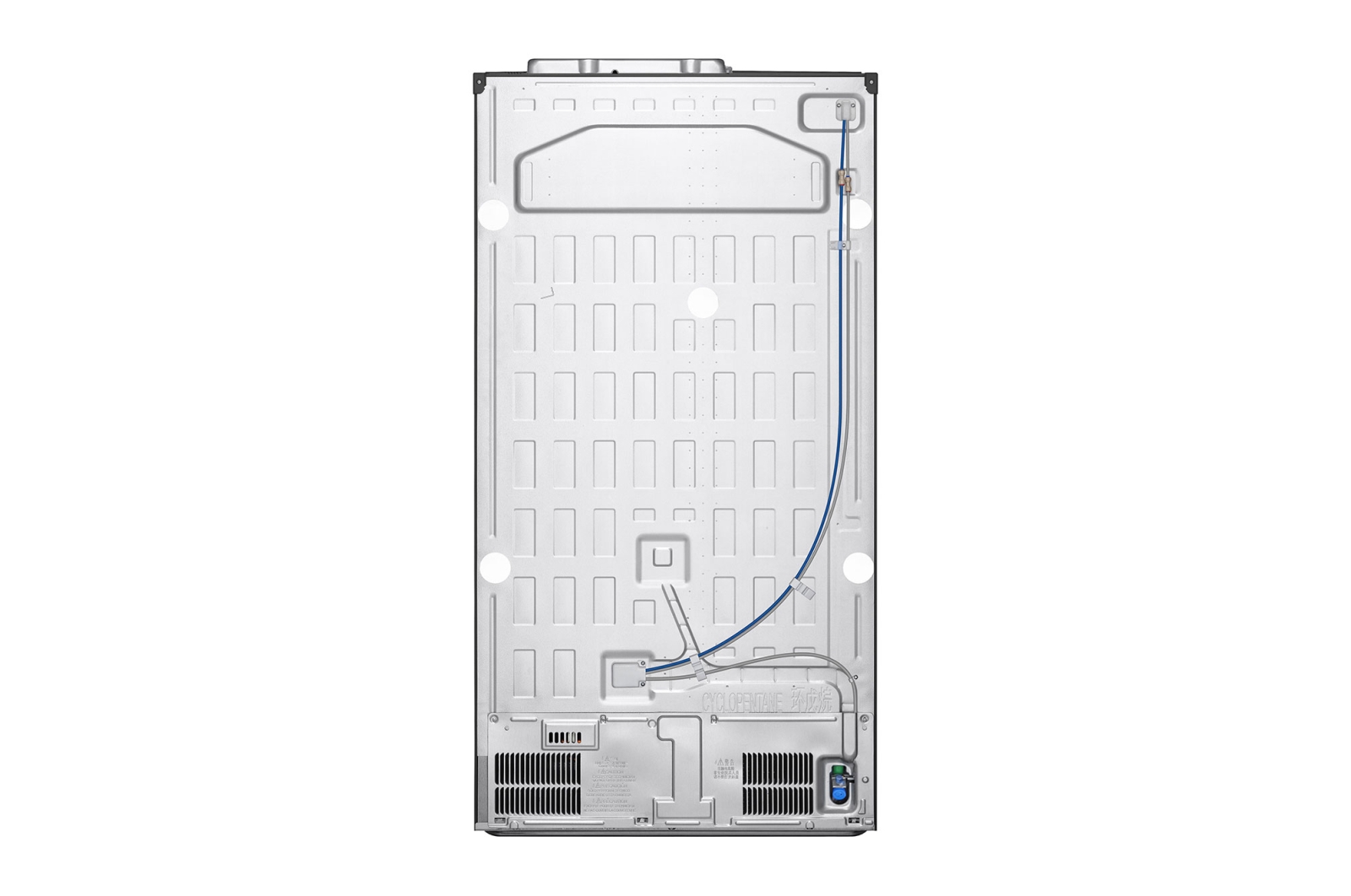 LG 674L InstaView™ Door-in-Door Side by Side Fridge with Uvnano™ Ice & Water Dispenser in Black Finish, GC-X257CQFS